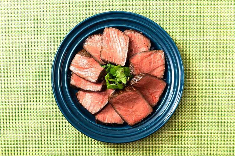 ▲今回は国産牛肉を選んだが、高級な肉を使ったわけではない。