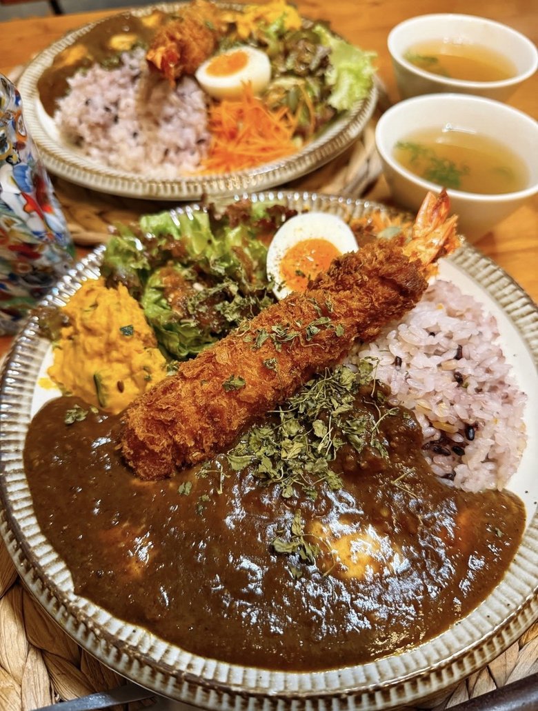 えびフライカレー