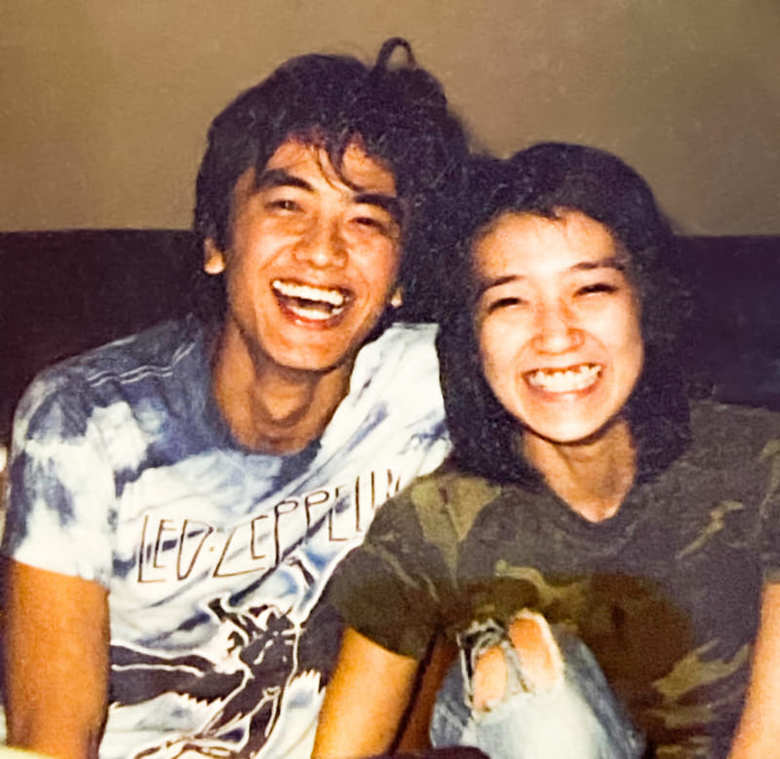 30年前、出会ったころの愛さんと龍二さん