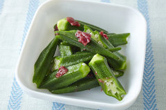 オクラの梅あえレシピ
