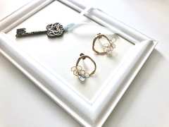 マニキュアフラワーピアスの作り方「余ったマニキュアでこれが!?」