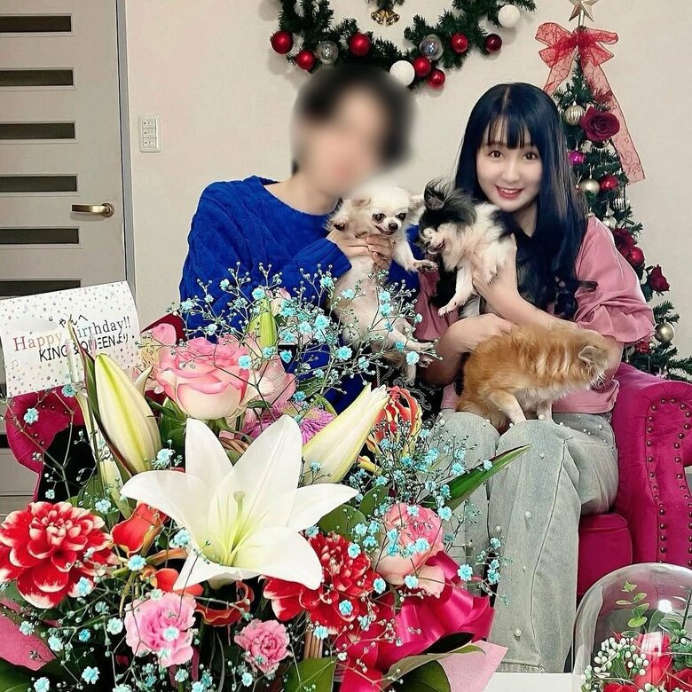 あざらしさんの誕生日に義母からもらったお花