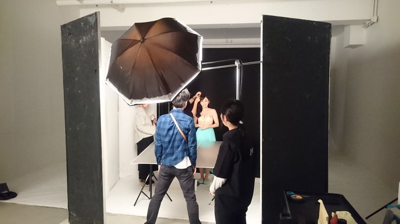 撮影現場の様子