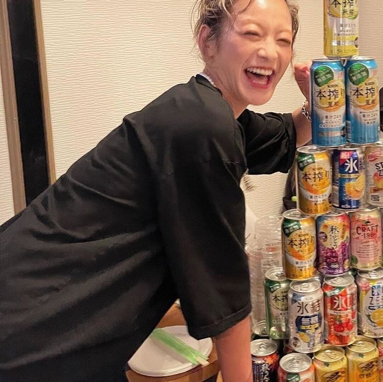 お酒が大好き！リラックスタイムには欠かせません（写真提供／本人）