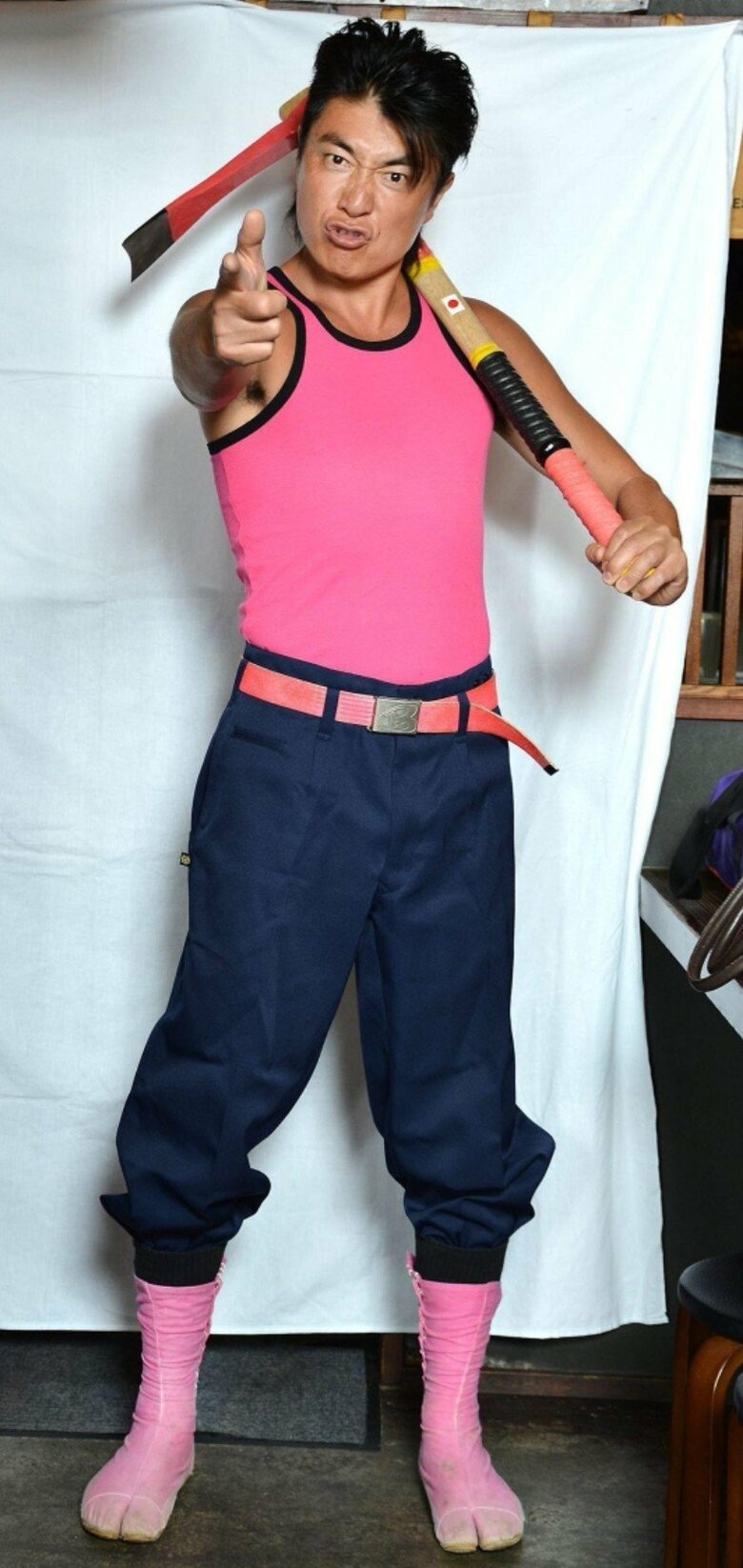 インパクトのある姿で一躍人気に。ピンクは勝負カラー