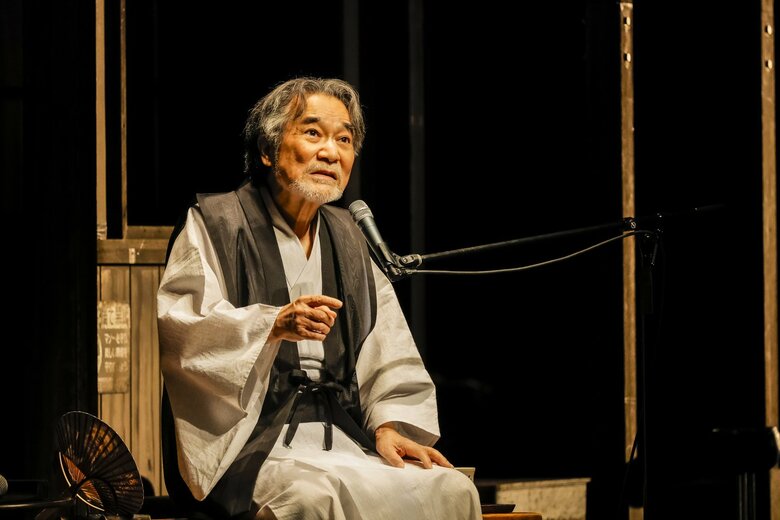 最新の稲川さんの様子。2024年茅ヶ崎公演にて