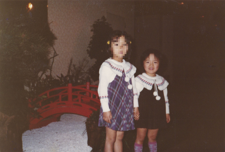 お姉さんと一緒の釈さん