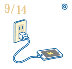 9月14日の開運風水｜鬼門でスマホを充電すると…！【健康運】