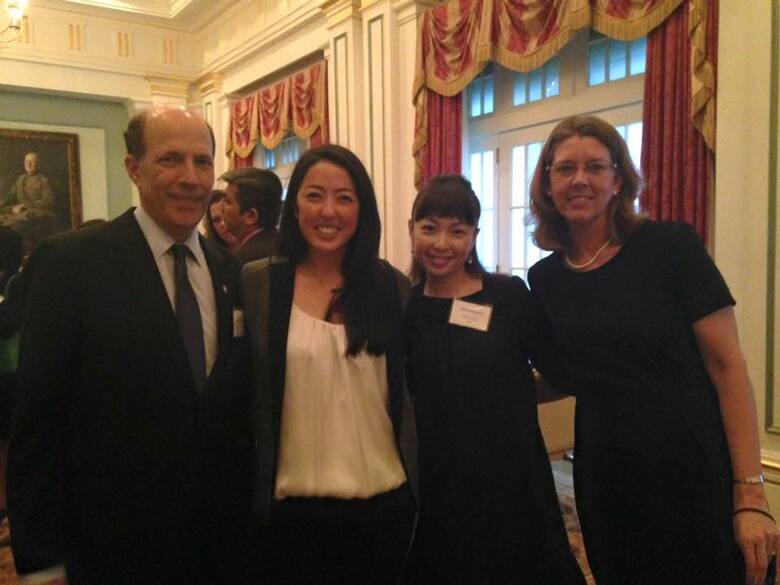 3.11のイベントでスピーチをした際にルース元駐日大使（写真右）と関口さん