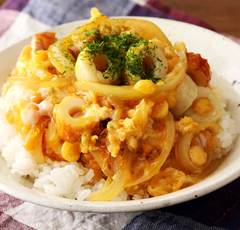 たぬき丼レシピ「背徳のB級ズボラ飯に箸が止まらない」