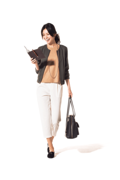 通勤でも使える！レディースセットアップを週４日で使いたおす！