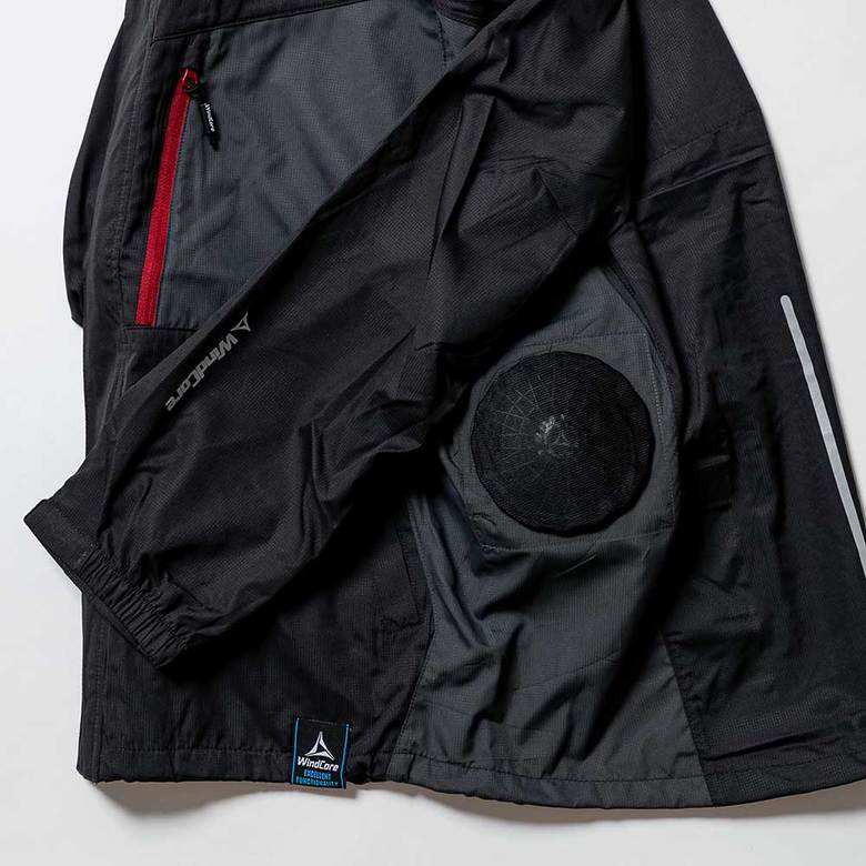 ワークマン 空調ウェア ウィンドコアシェルジャケット 空調ファン