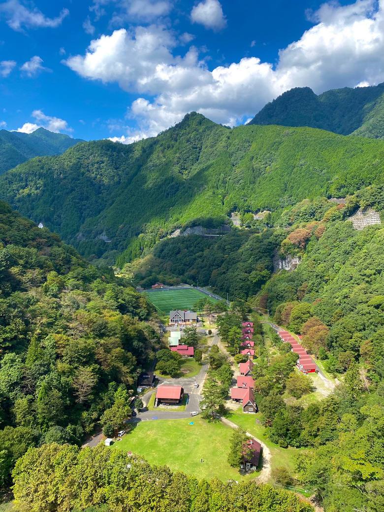 上から見た下北山村
