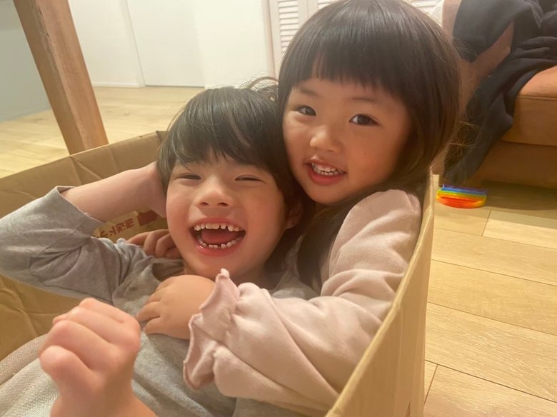 とても仲良しな夏斗くんと妹・サラちゃん