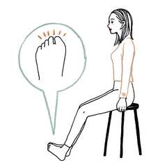 “ながら足もみ”で冷え症対策「忙しい私にはこれだわ」