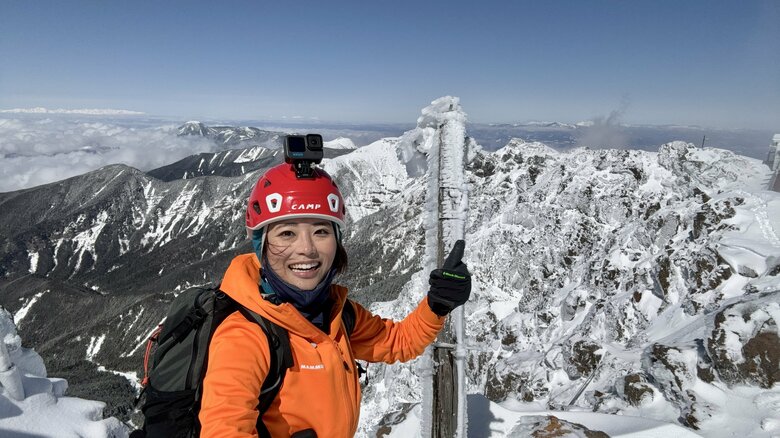 冬の八ヶ岳（赤岳）
