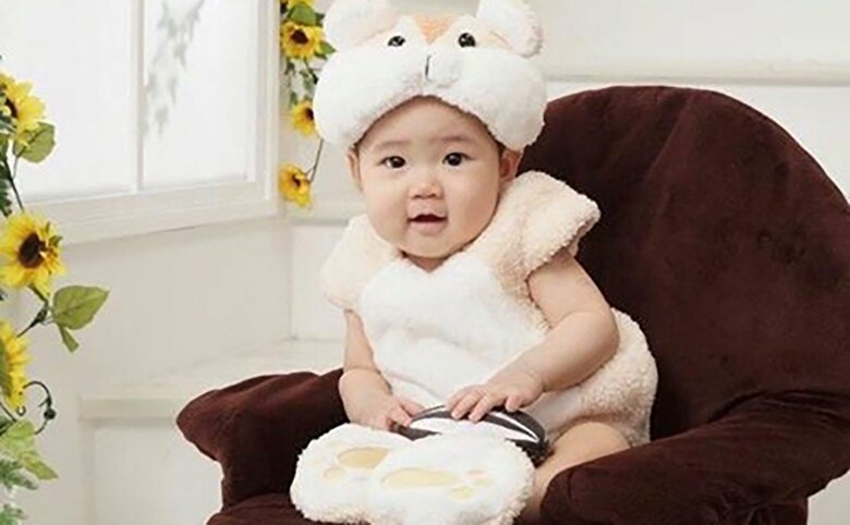 着ぐるみ風の衣装が最高に可愛い！赤ちゃんのころの柚乃さん