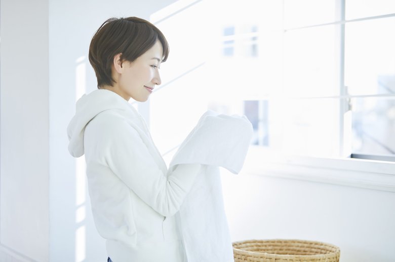 シーツやカバーなど洗濯できるものはこまめに洗濯し、しっかり乾燥させる