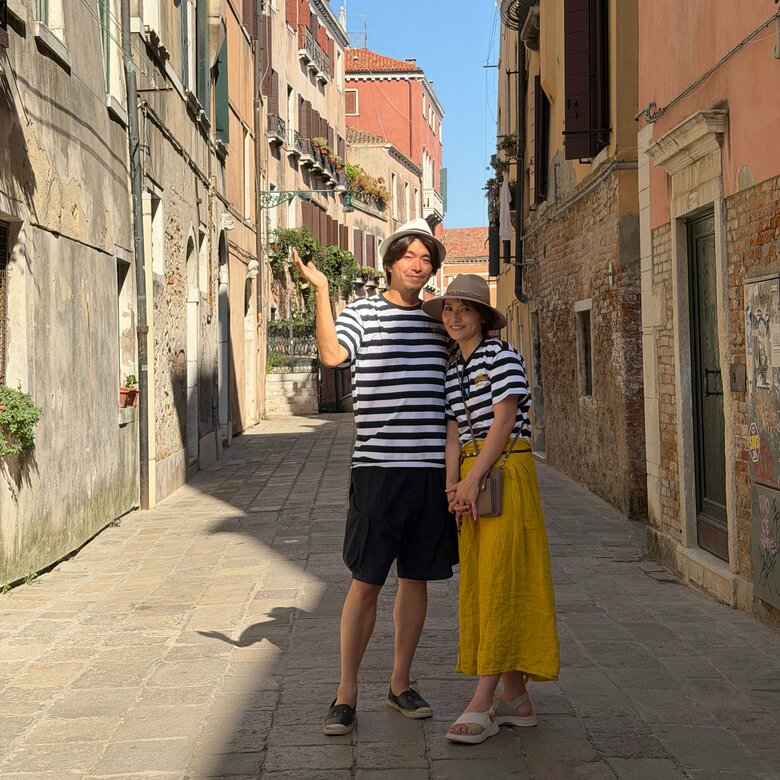 夏休みにイタリアに家族旅行に行ったとき