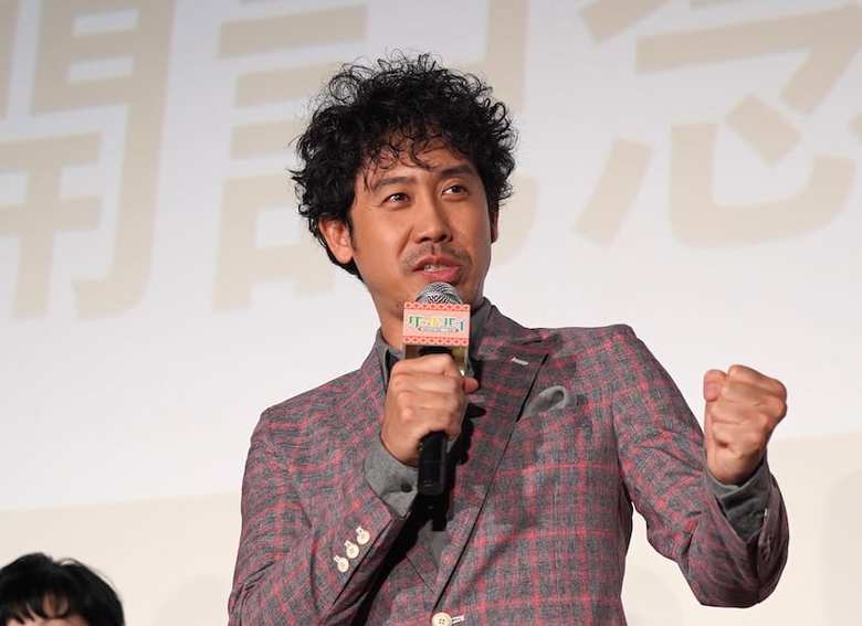 まるで選挙演説のように呼びかける大泉さん