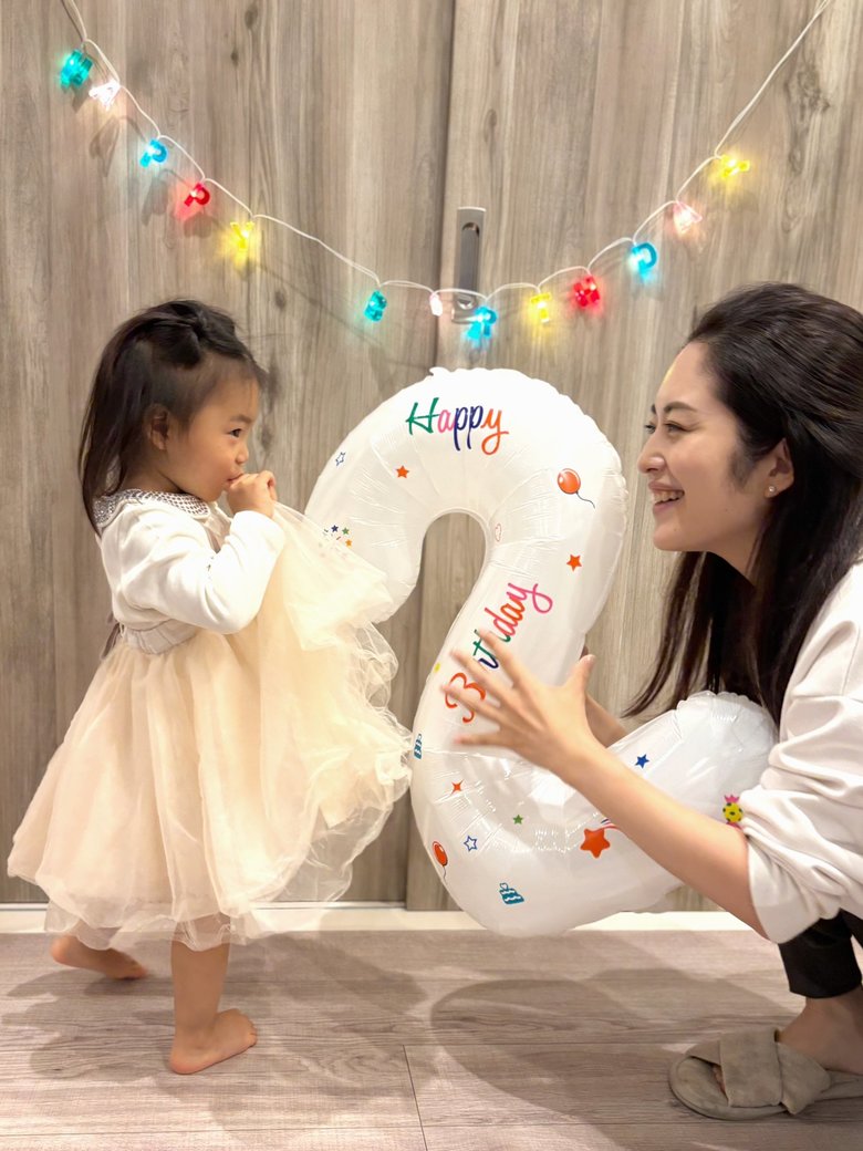 娘の2歳の誕生日に