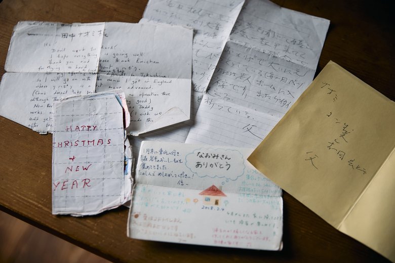 家族からの手紙は今も大切にとってある