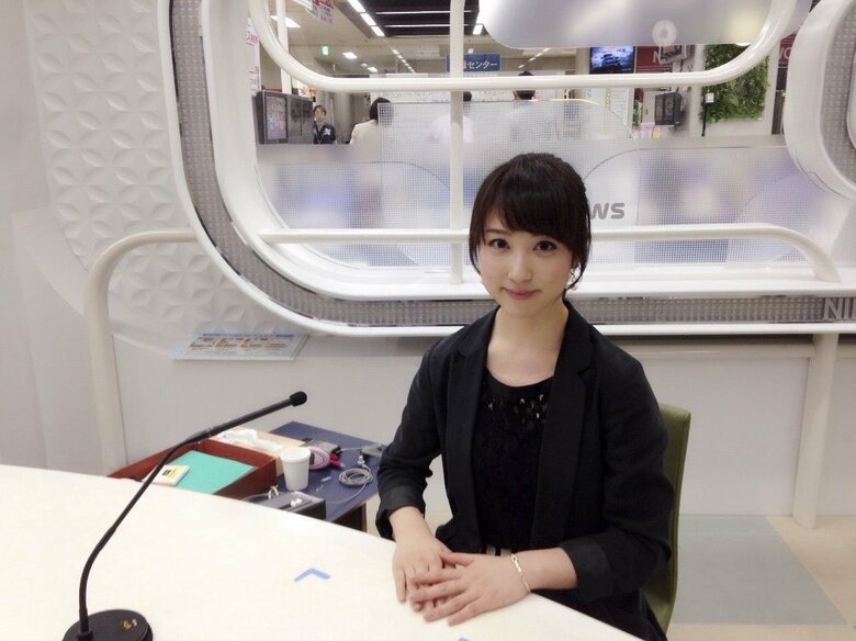 読売テレビ局アナ時代の川田裕美さん