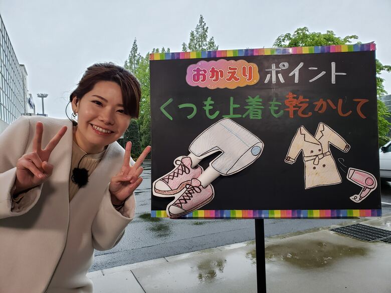 仙台の放送局での放送風景