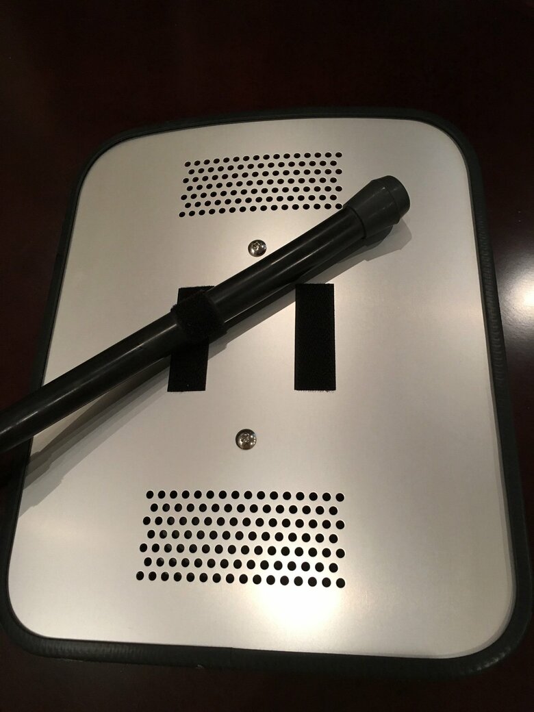 暴漢対策のために盾も購入 