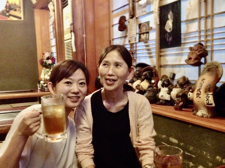 お母さんと岩佐さん