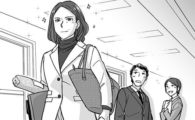 仕事も順調な女性