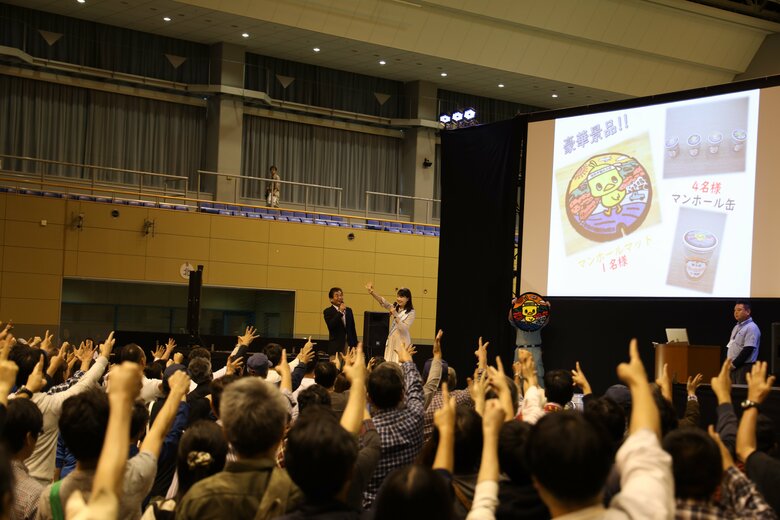 「マンホールサミット2019in池田」会場風景