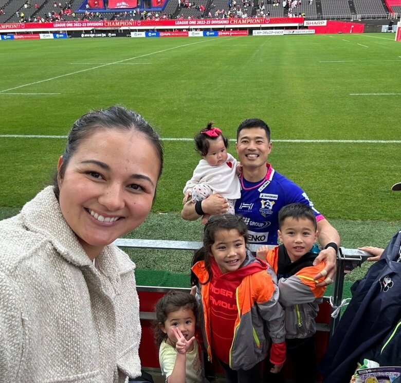 トップリーグや海外のチームを渡り歩いてきた夫の章仁選手に様々な刺激を受けているのだそう！