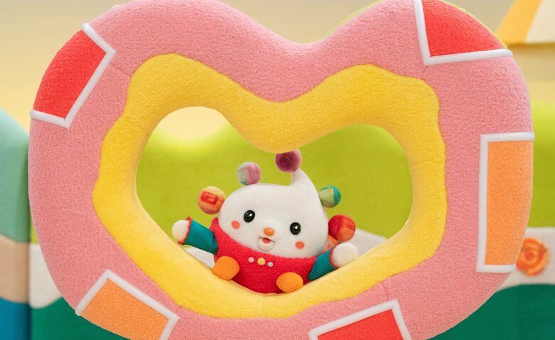 おっとりとしたキャラクター・ぽぅぽ (C)NHK・NED