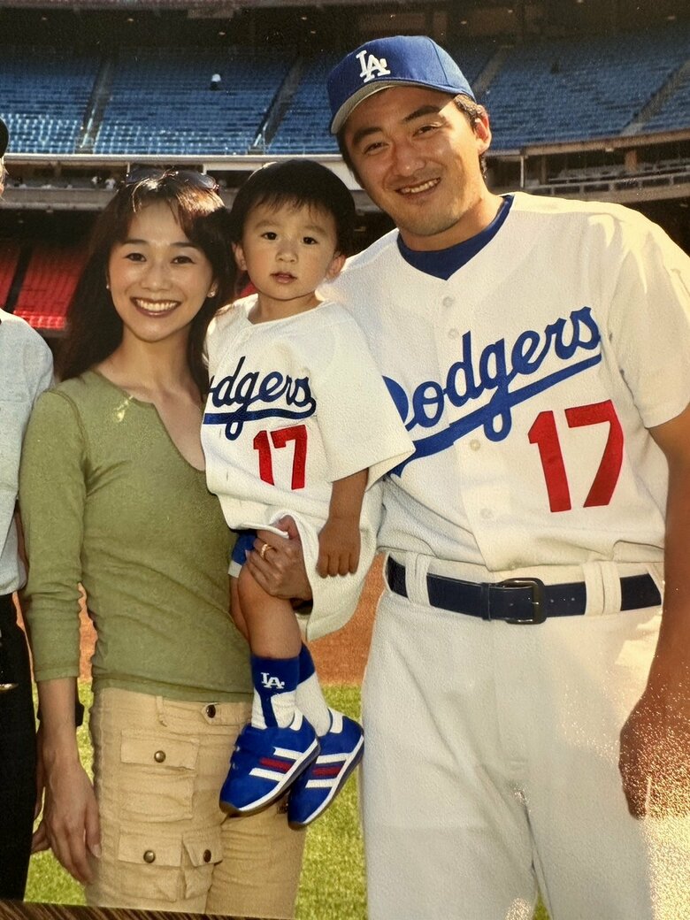 メジャーリーグで活躍する石井選手とともにアメリカで生活していたころの様子